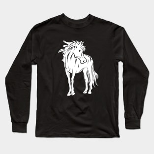 Horse Silhouette 1 Long Sleeve T-Shirt